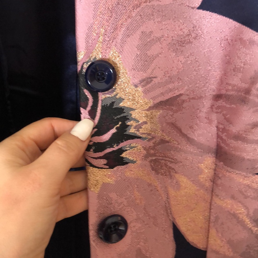 NEW M Midnight Velvet Light Spring Summer Coat - Picture 5 of 10